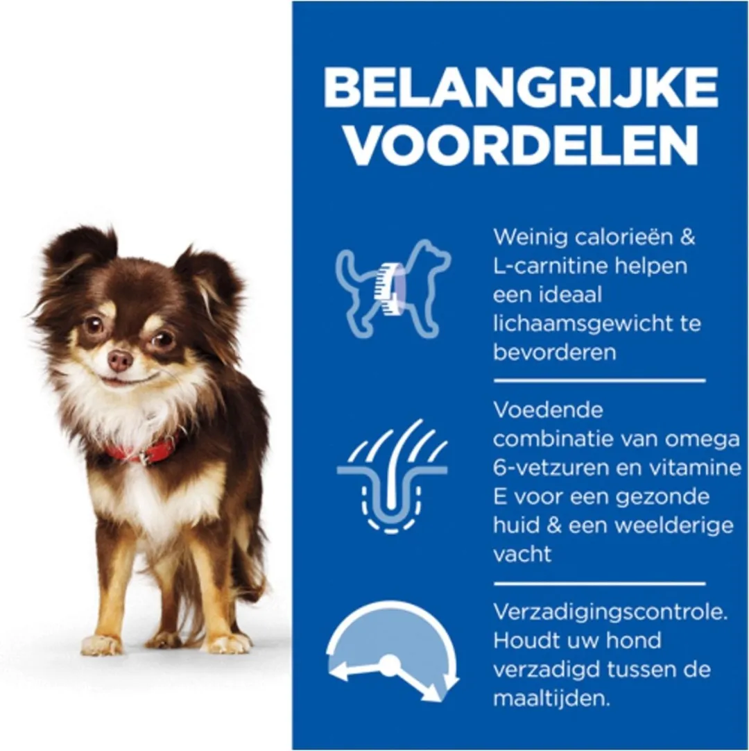 Hill's Canine Adult Light Small & Mini Hondenvoer - Kip 1.5 kg