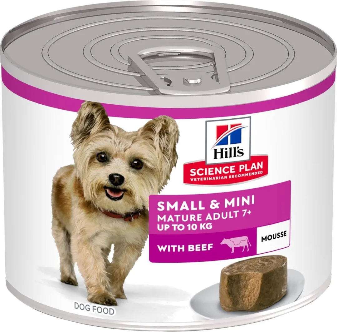 Hill's Science Plan Small & Mini Mature Adult Natvoer Rund 12x200g