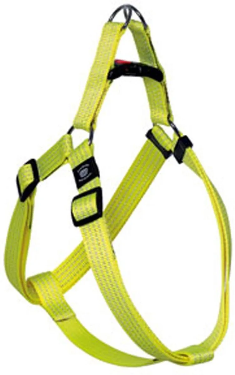 Flamingo Len Step&Go Hondenharnas Geel M 35-60cm - afbeelding 4 van 4