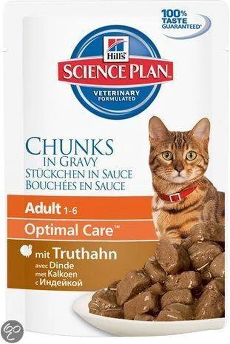 Hill's Science Plan Feline Pouch Kalkoen 85g