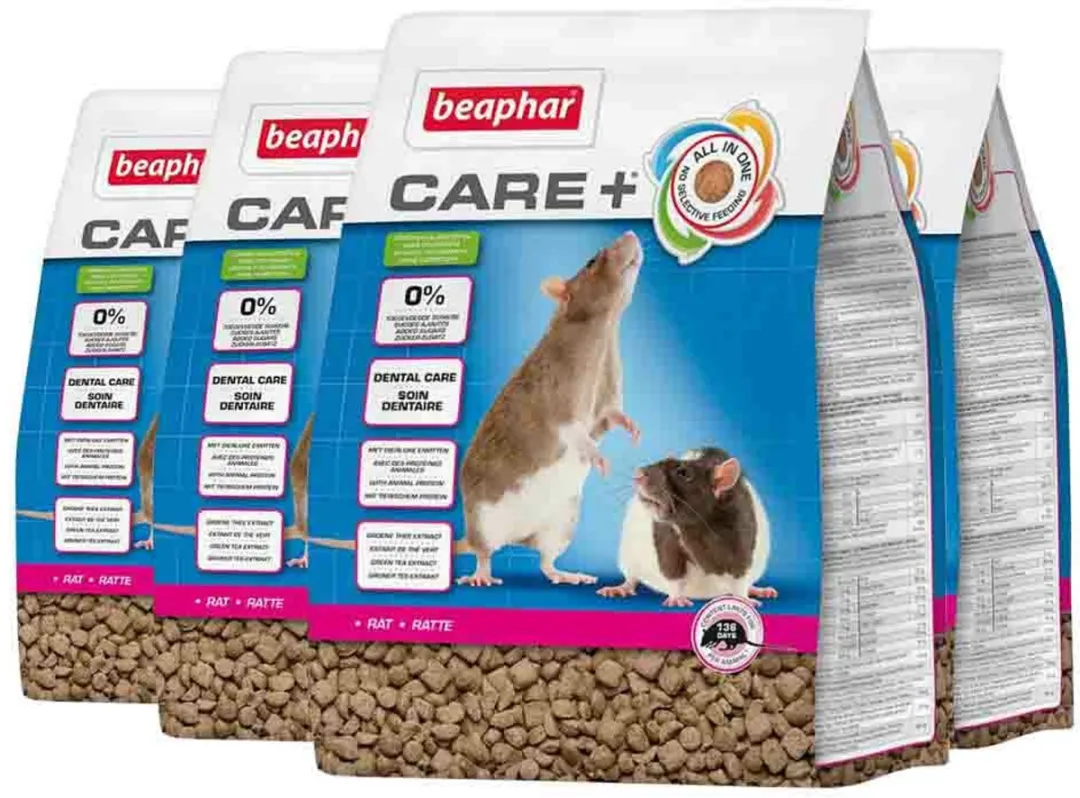 Beaphar Care+ Rattenvoer 1,5kg - 6 Stuks