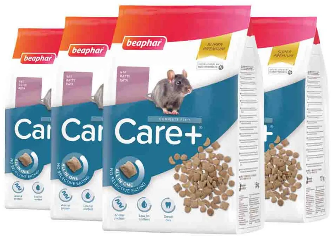 Beaphar Care+ Rattenvoer 1,5kg - 6 Stuks