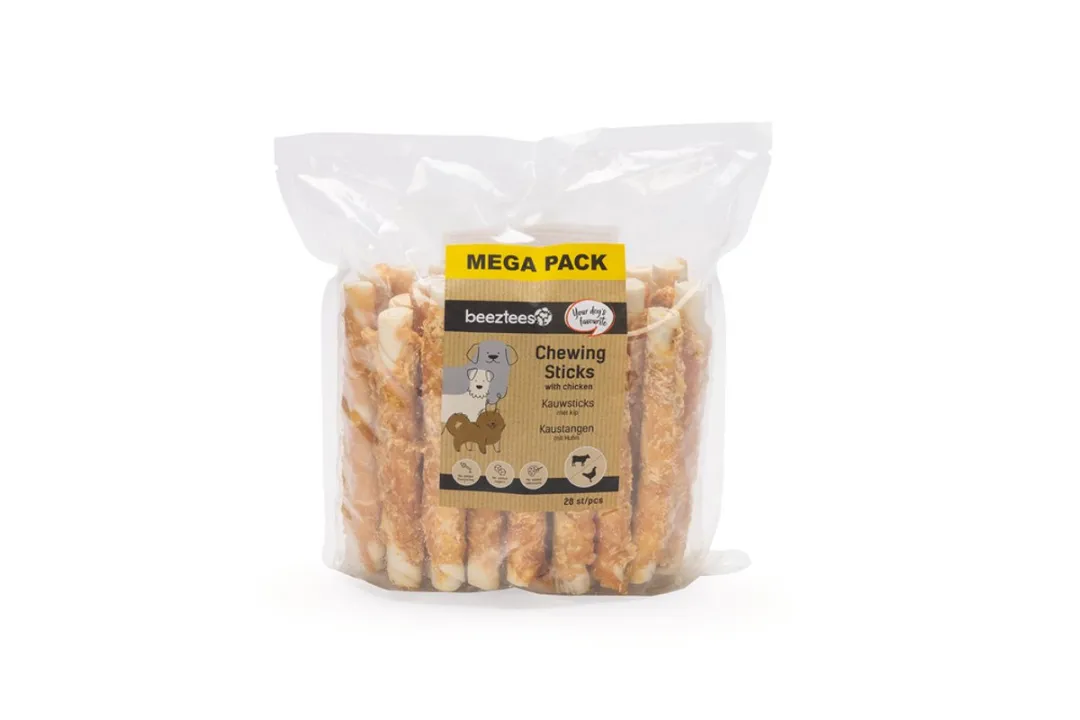 Beeztees Kauwsticks Kip - 28 Stuks - 15cm - afbeelding 3 van 3