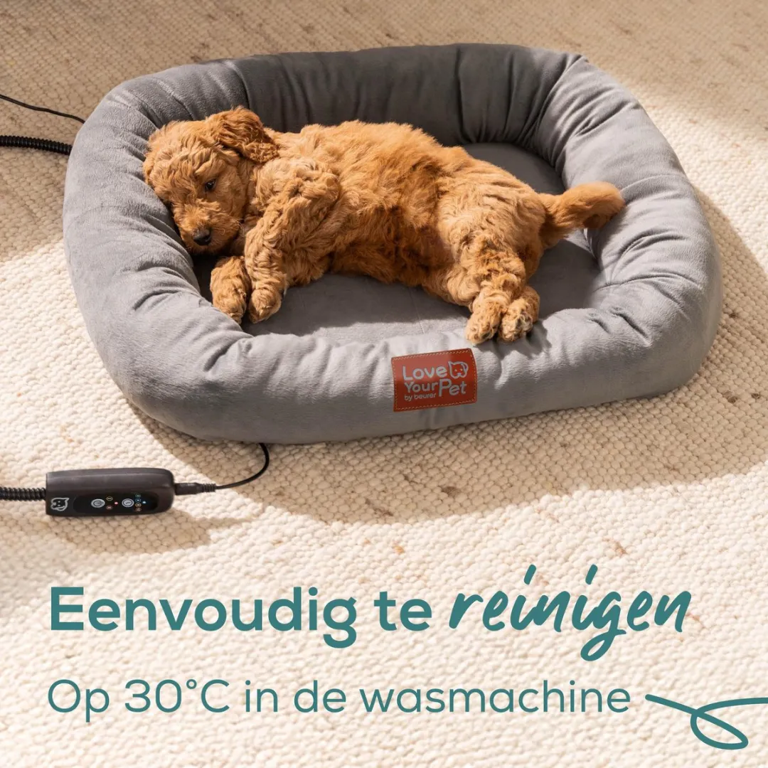 Beurer Kira Verwarmde Huisdiermand 58x50cm - IPX7 - Grijs