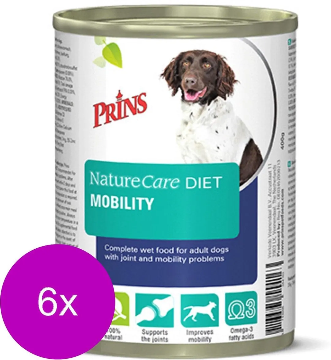 Prins NatureCare Dog Diet Mobility 6x0,4kg
