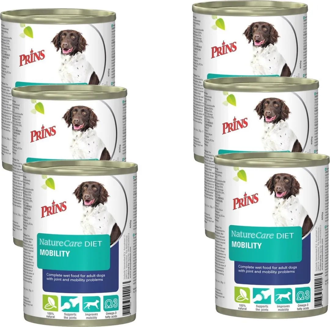 Prins NatureCare Dog Diet Mobility 6x0,4kg