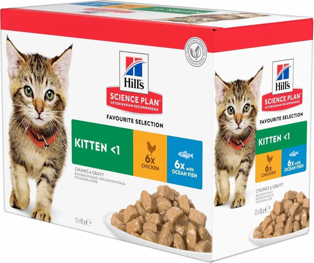 Hill's Feline Pouch Kitten Multipack
