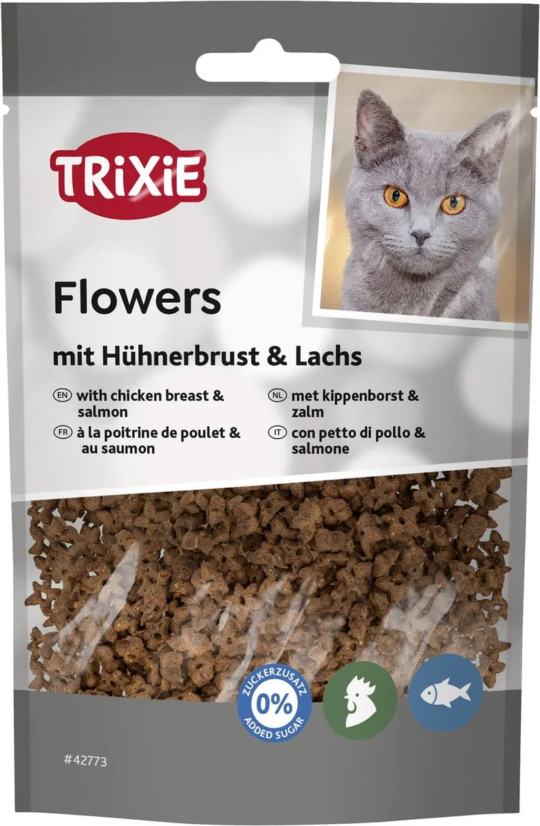 Trixie Katten Mini-Snoepjes Kip & Zalm 50g