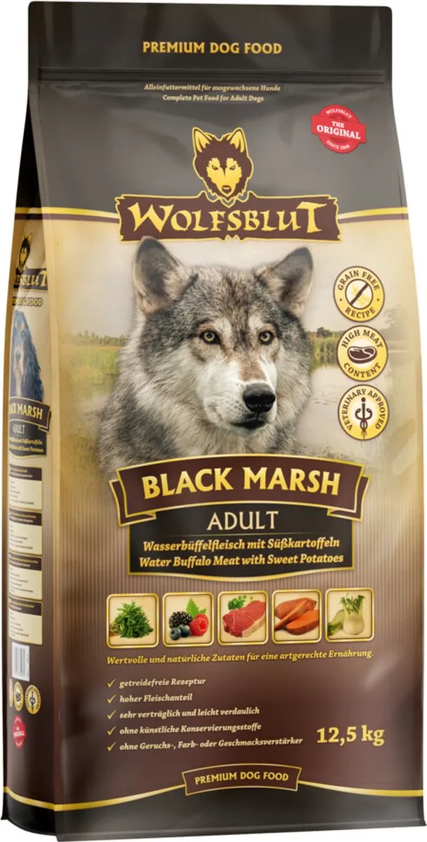 Wolfsblut Black Marsh Adult Hondenvoer 12,5 kg