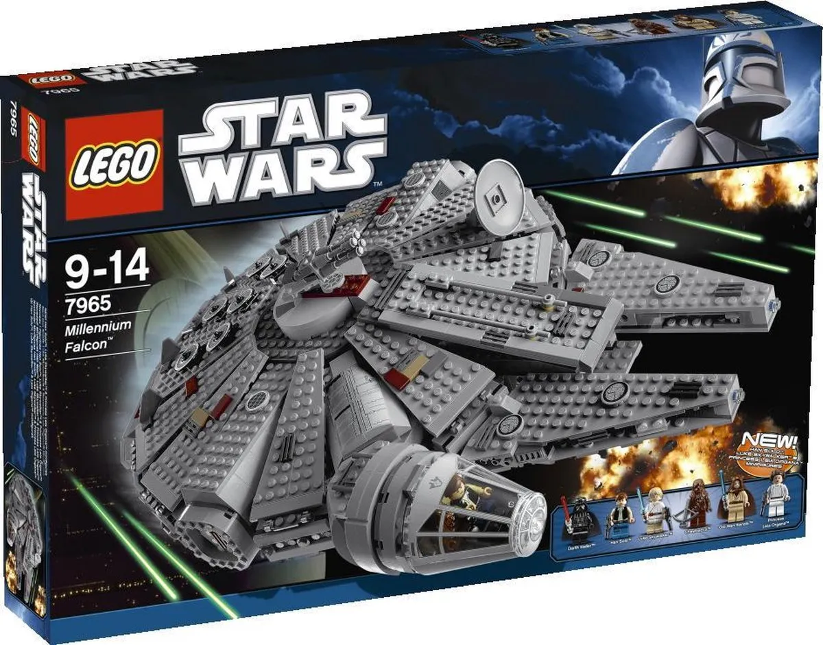 LEGO Star Wars Millennium Falcon 7965 - 1254 Stenen
