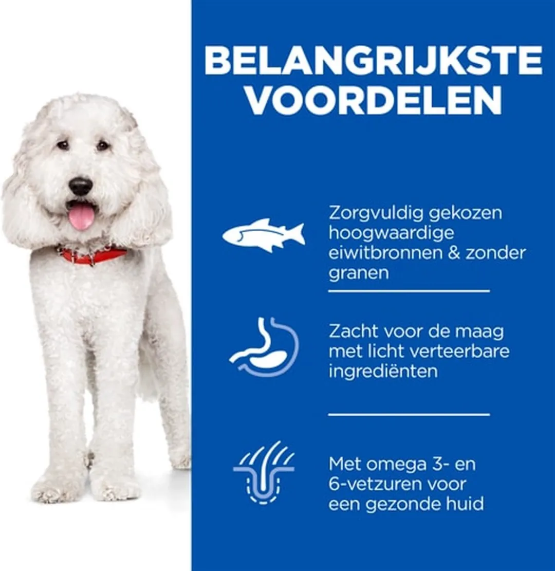 Hill's Dog Medium Salmon Adult Hypoallergeen 2,5 kg