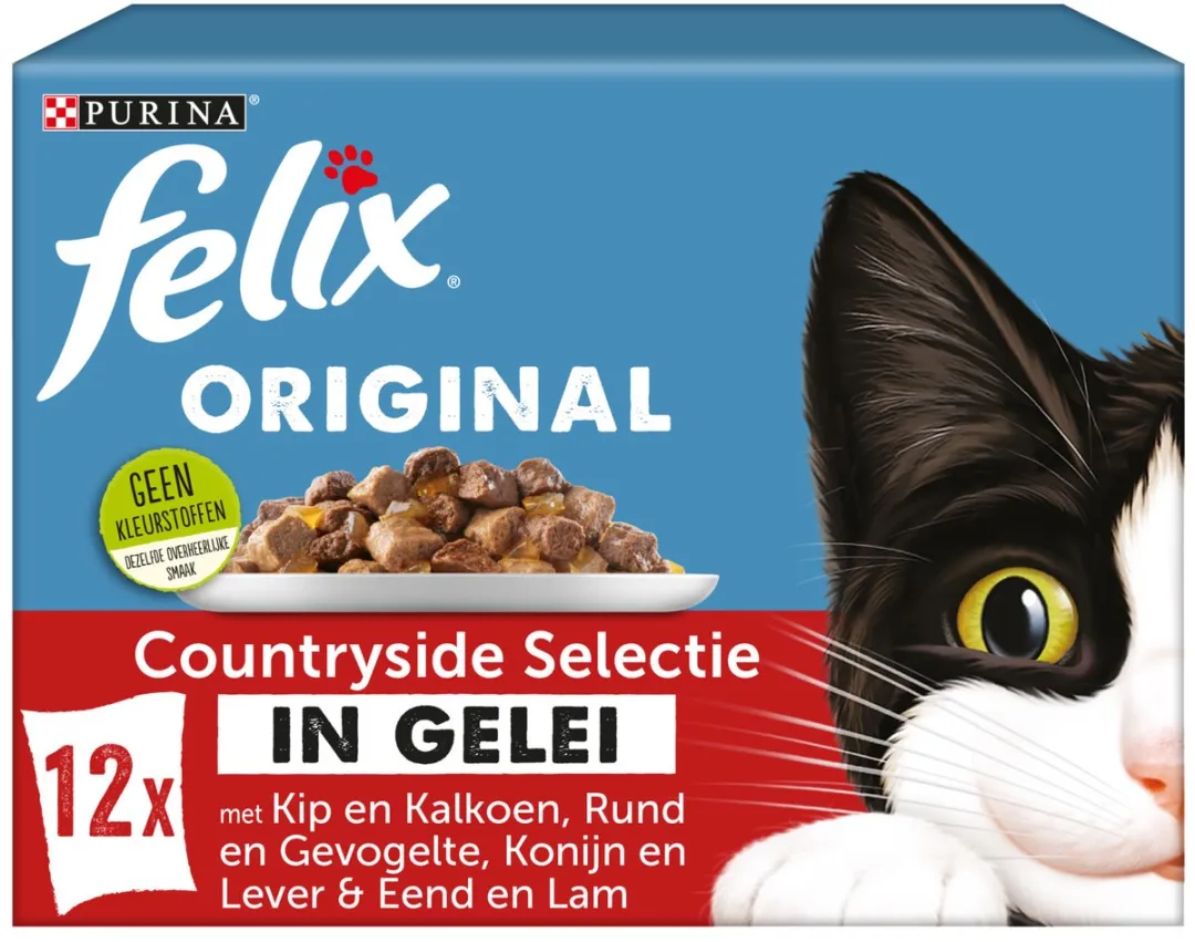 Felix Original Countryside Selectie in Gelei 12x85g