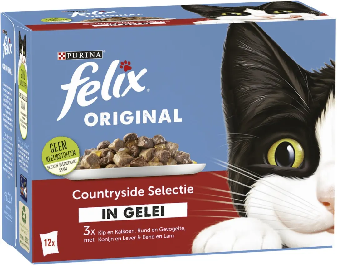 Felix Original Countryside Selectie in Gelei 12x85g