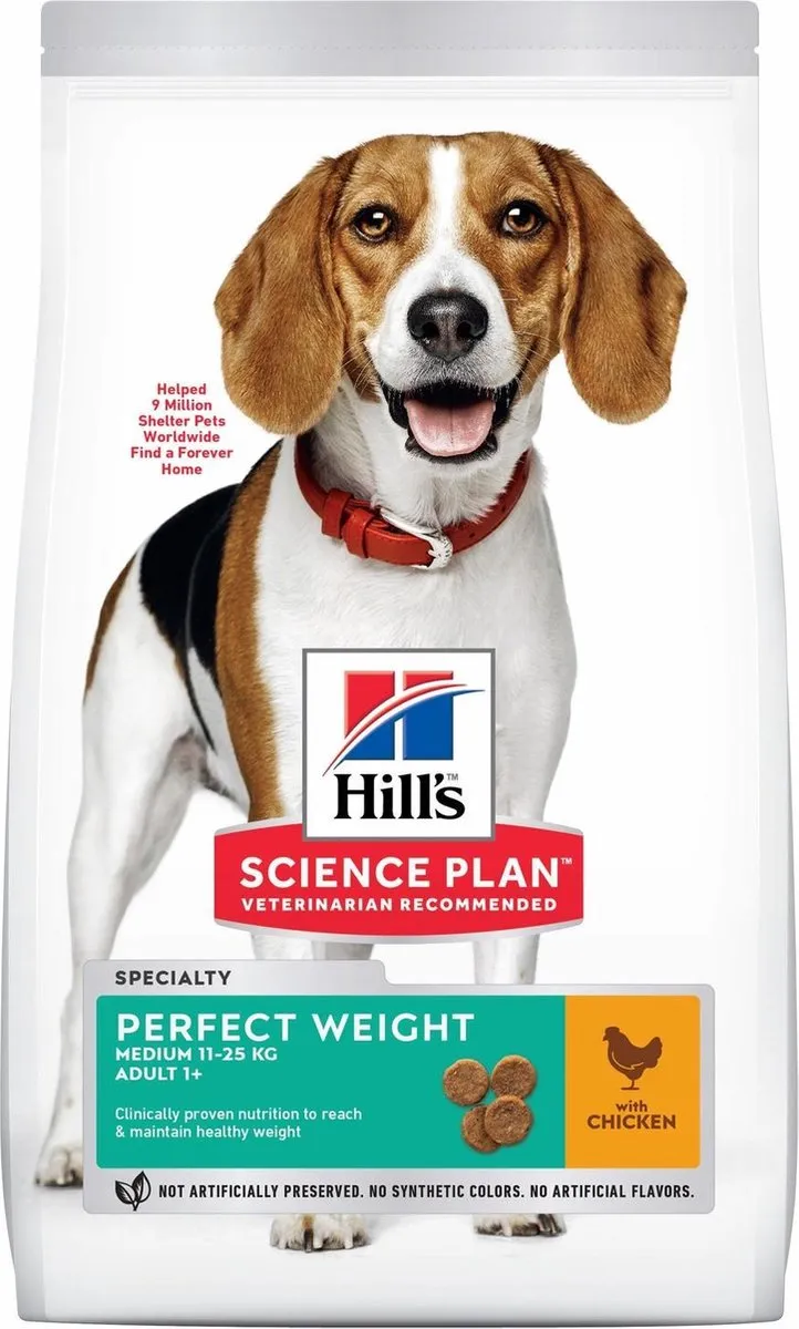 Hill's Canine Perfect Weight Adult Medium Kip