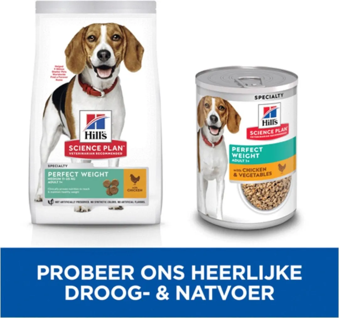 Hill's Canine Perfect Weight Adult Medium Kip - 2 kg