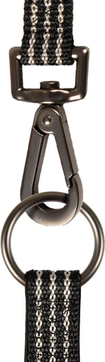 Flamingo Halsband Jannu Zwart - 40-55cm x 20mm