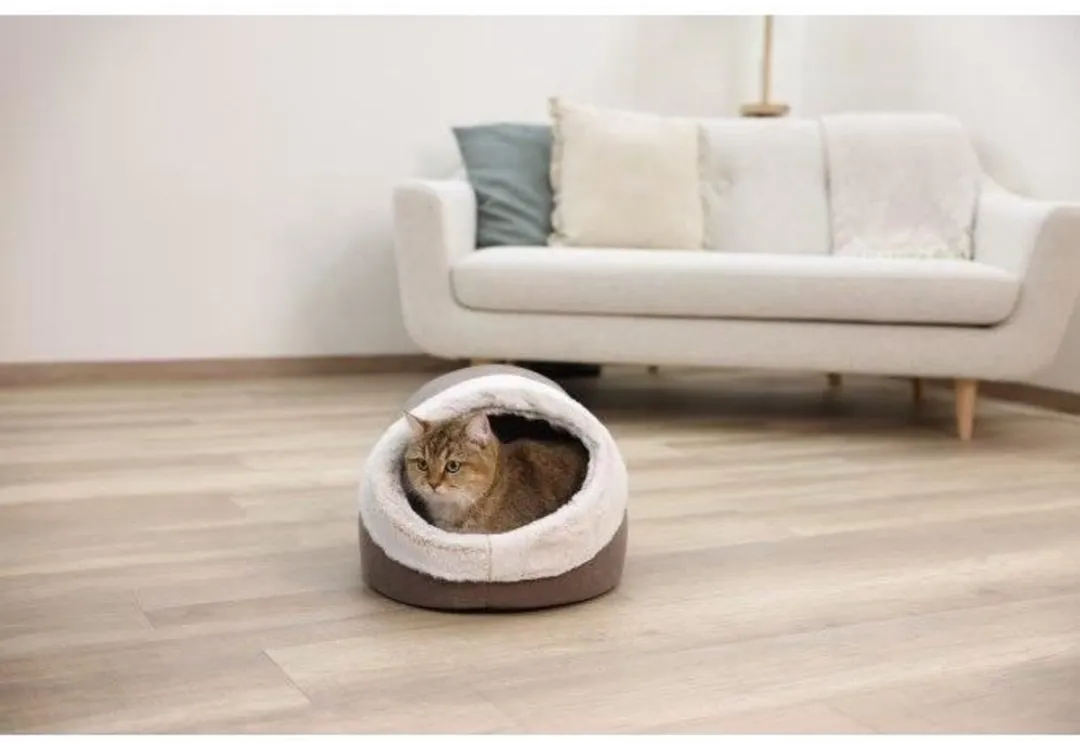 Kerbl Iglo voor Katten 37x45x30cm - Bruin - afbeelding 3 van 4