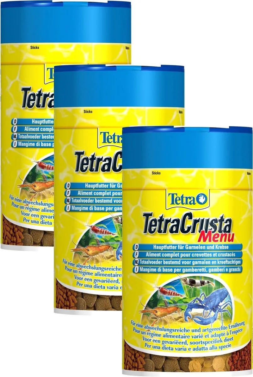 Tetra Crusta Menu Sticks Vissenvoer - 3x100ml