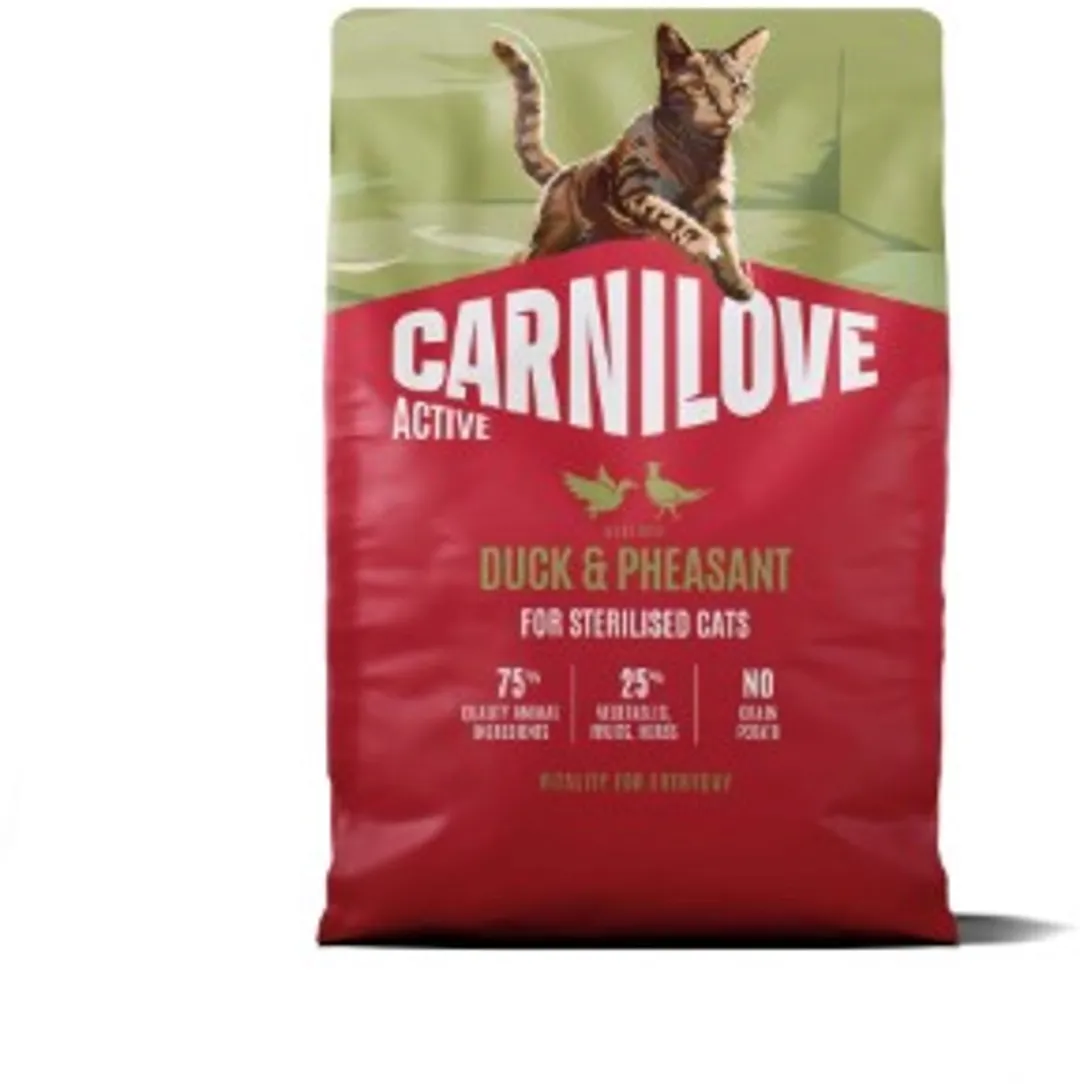 Carnilove Active Kat Duck & Fazant 2kg