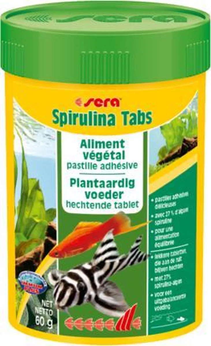 Sera Spirulina Tabs 100ml Kleetabletten