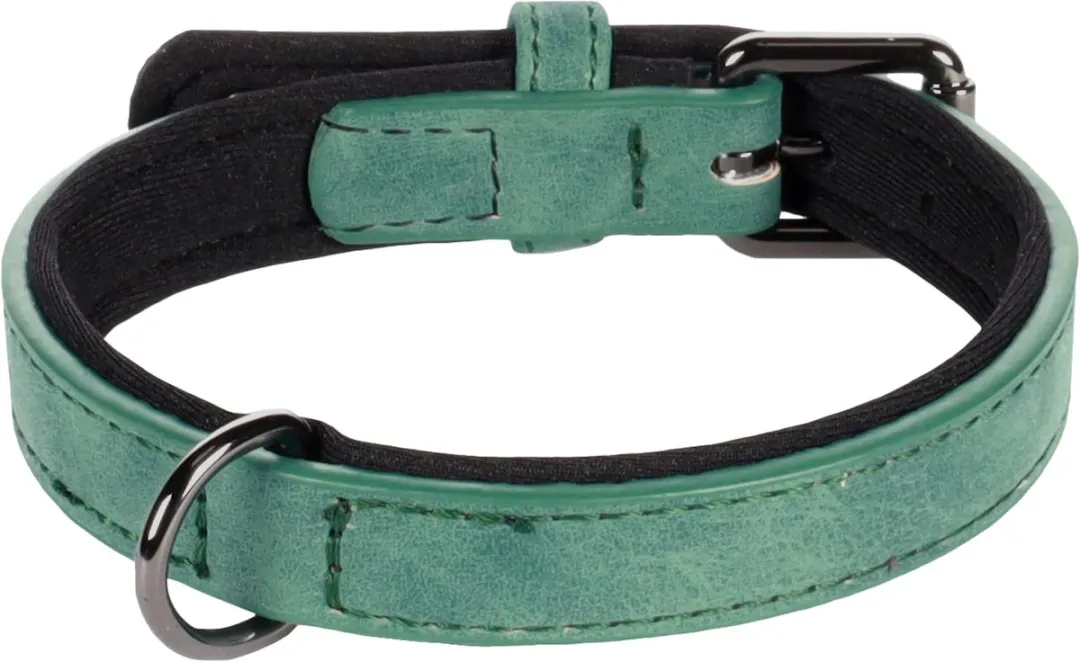 Flamingo Halsband Delu Groen - 38-48cm x 25mm - afbeelding 6 van 6