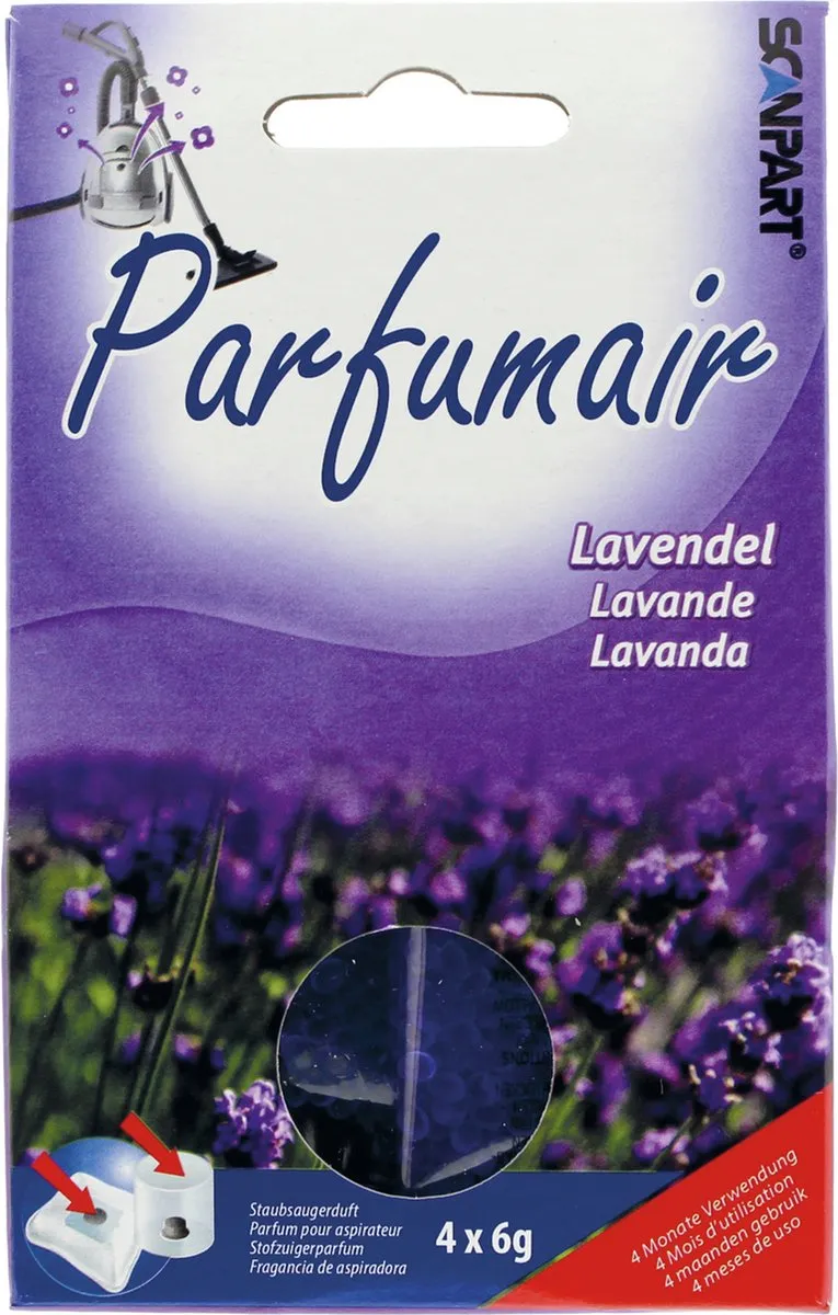 Scanpart Parfumair Geurparels Lavendel 2690040030 - 4 Stuks