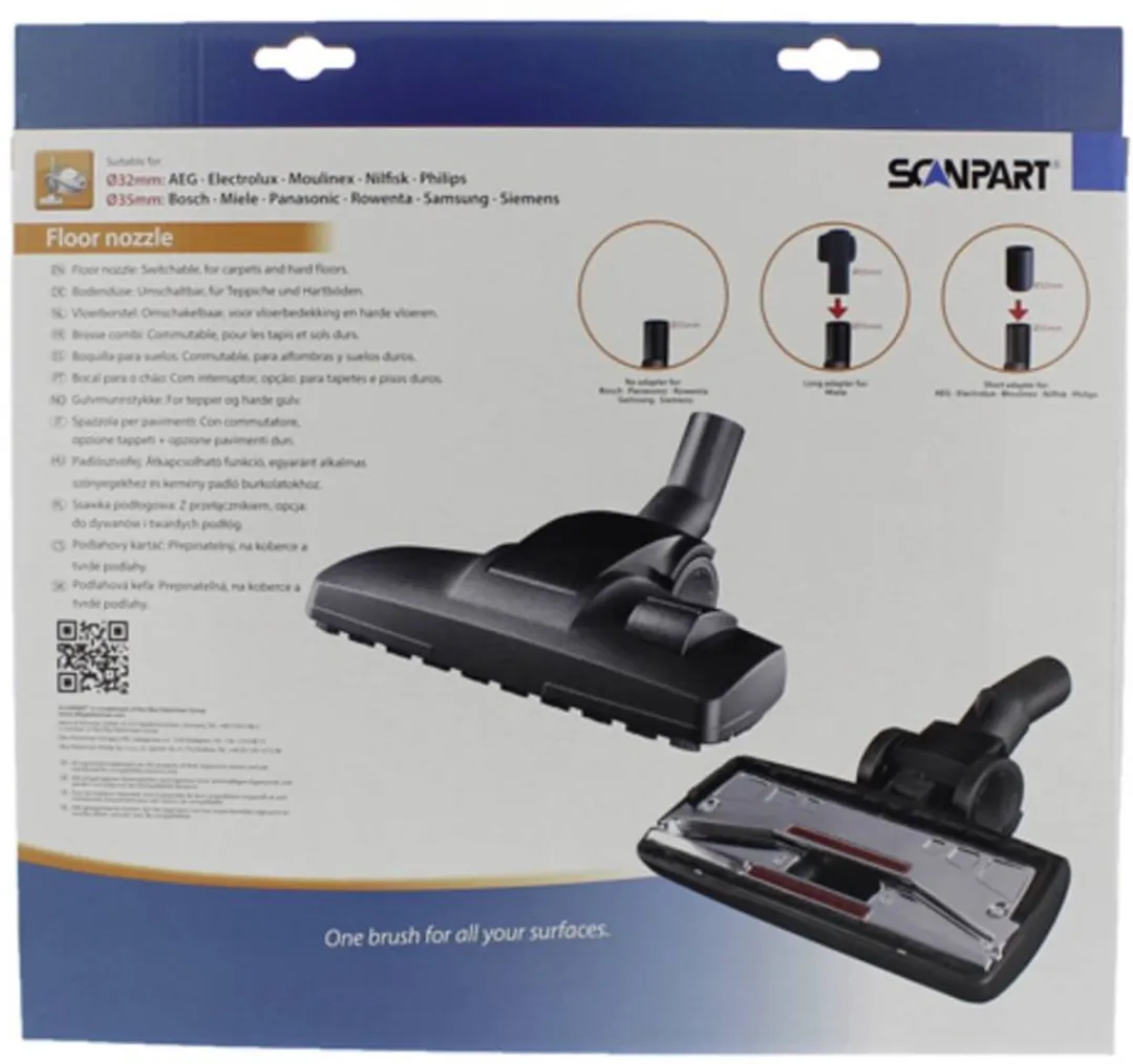 Scanpart Parkeermond SBB300 voor Miele - 35mm - Zwart - afbeelding 5 van 6