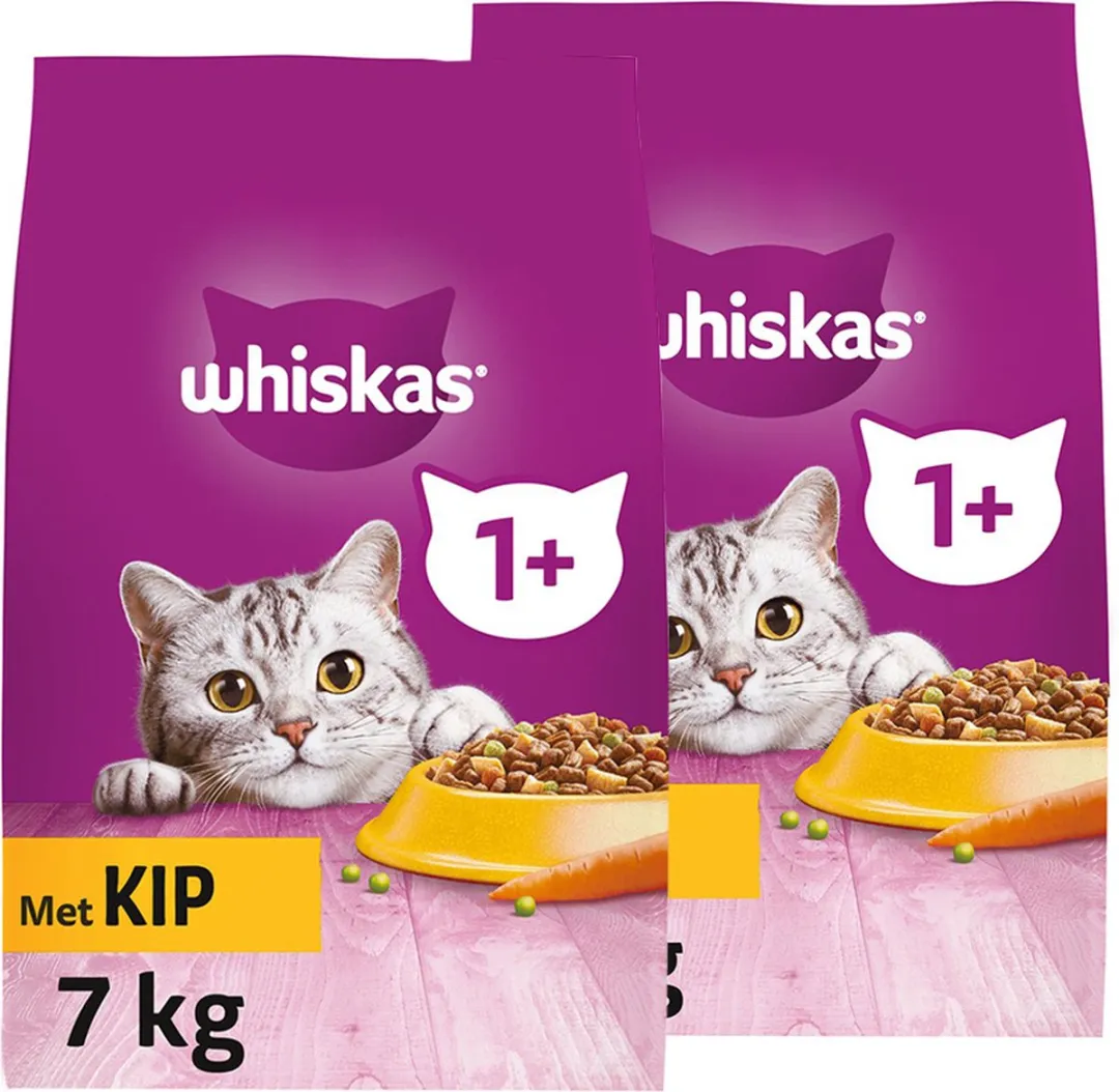 Whiskas Droogvoer Kip 7kg
