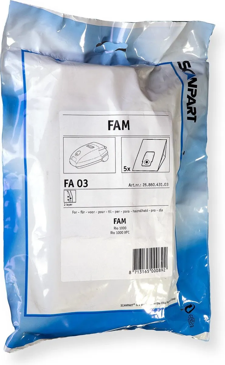 Scanpart Stofzuigerzakken FA 03
