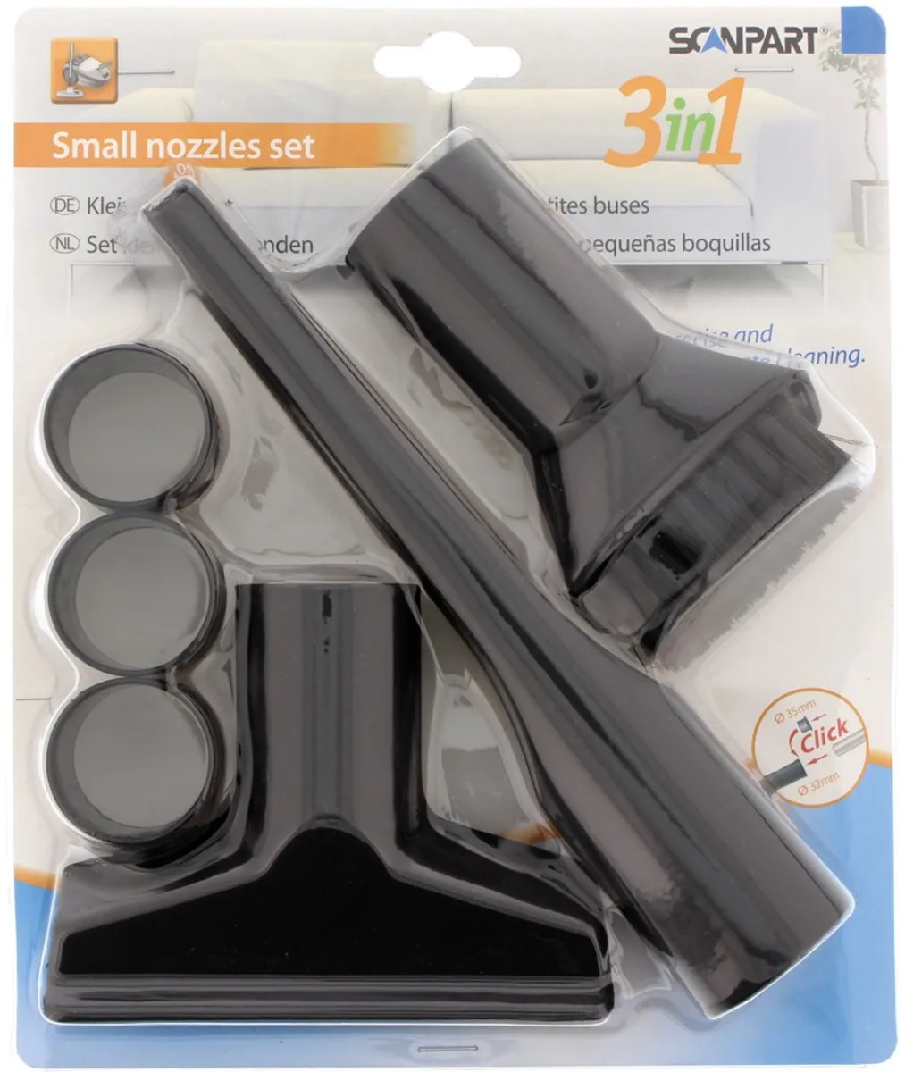 Scanpart Kleine Zuigmonden 1190000112 - 32/35mm - 6 Stuks - Zwart