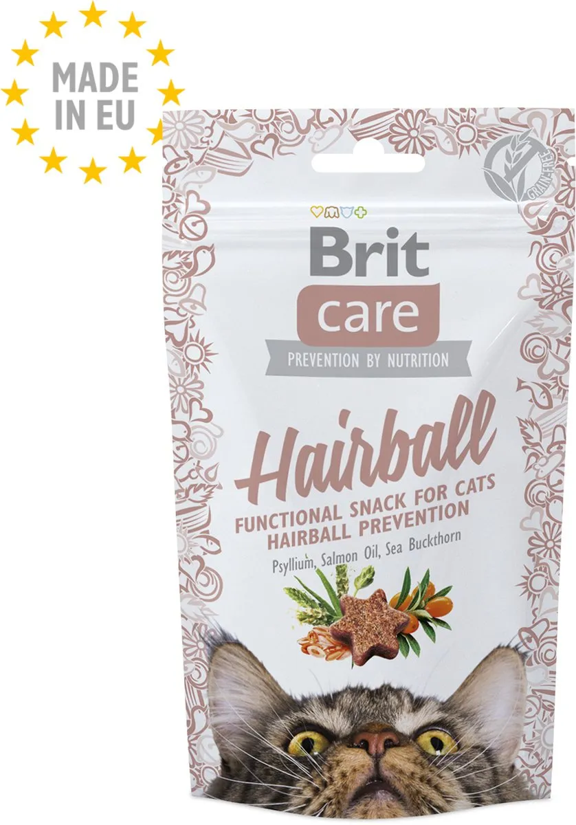 Brit Care Cat Snack Hairball 50g