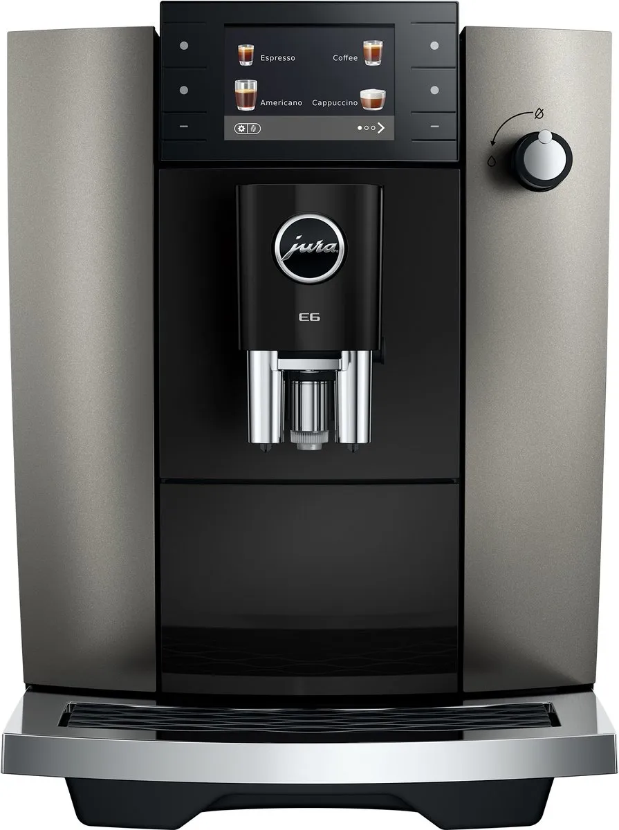 Jura E6 Dark Inox Volautomatische Espressomachine - afbeelding 6 van 6