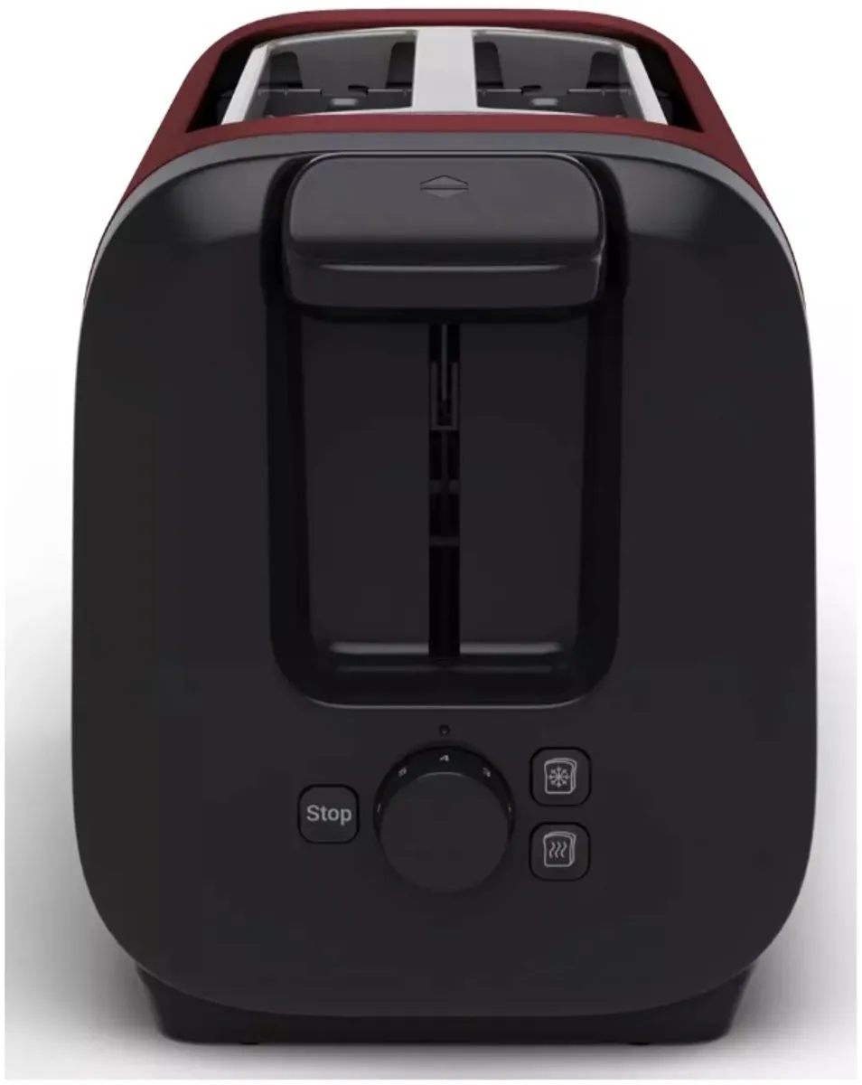 Moulinex LT5S05E0 Broodrooster 2 Sneden 1300W - Zwart/Rood