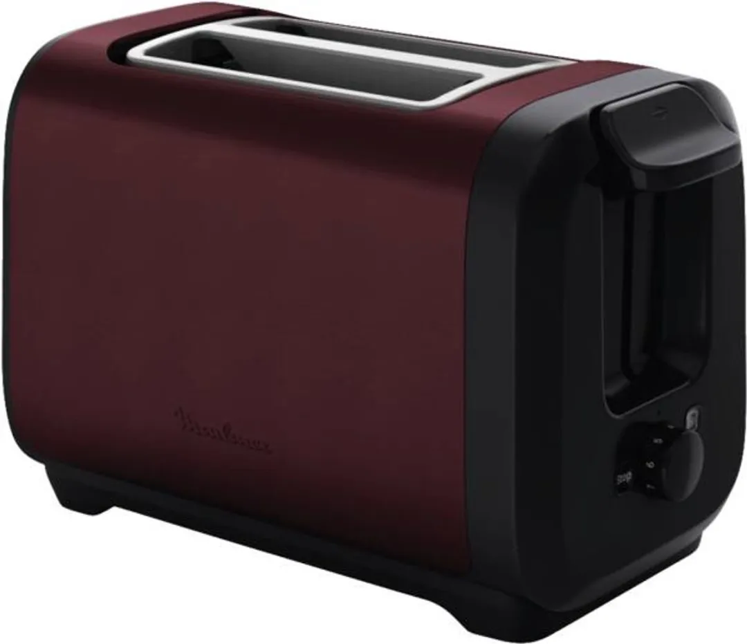 Moulinex LT5S05E0 Broodrooster 2 Sneden 1300W - Zwart/Rood