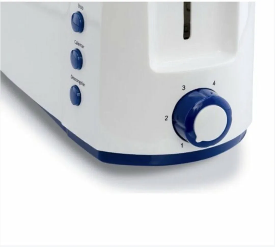 Blaupunkt Broodrooster Compact 750W - 2 Sandwiches - Wit/Blauw