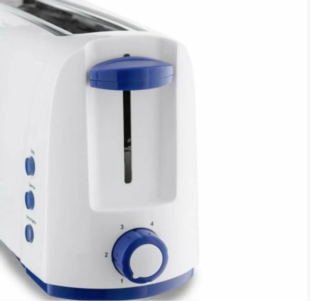 Blaupunkt Broodrooster Compact 750W - 2 Sandwiches - Wit/Blauw