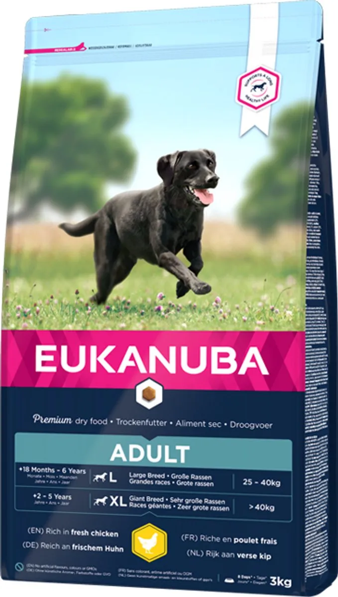 Eukanuba Dog Adult Large Breed Kip - 15 kg
