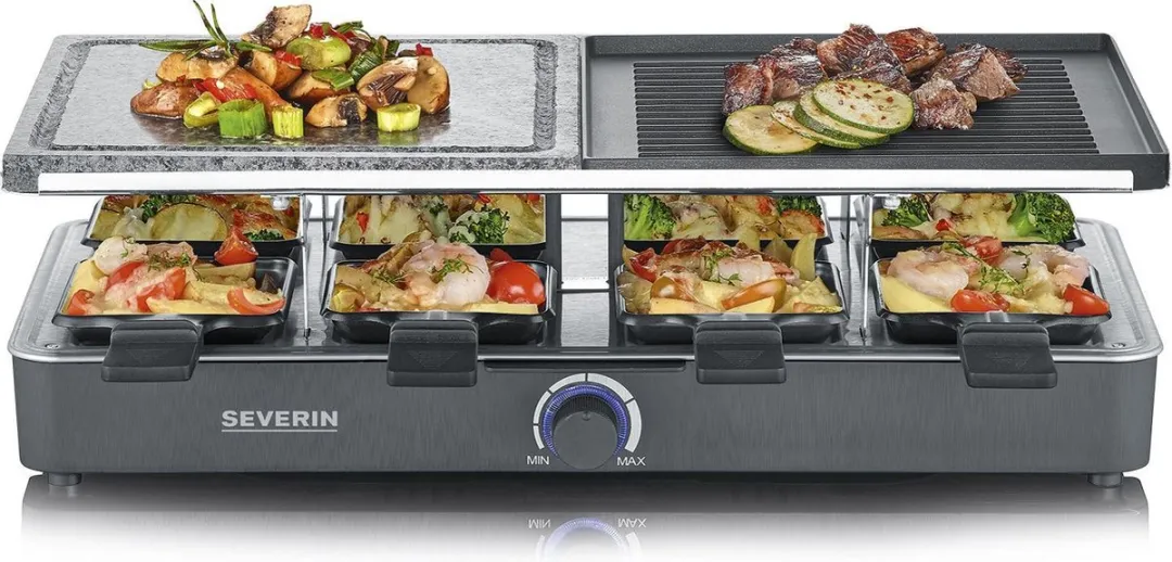 Severin RG 2371 Raclettegrill - 1400W - 8 Personen