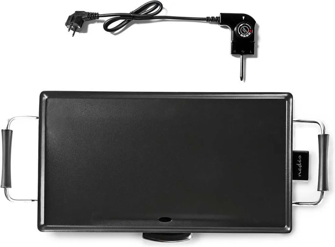 Nedis Teppanyaki Bakplaat FCTE110EBK50 - 2000W - 6 Personen - Zwart