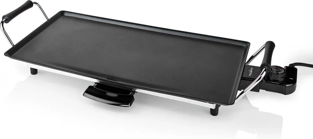 Nedis Teppanyaki Bakplaat FCTE110EBK50 - 2000W - 6 Personen - Zwart - afbeelding 6 van 6