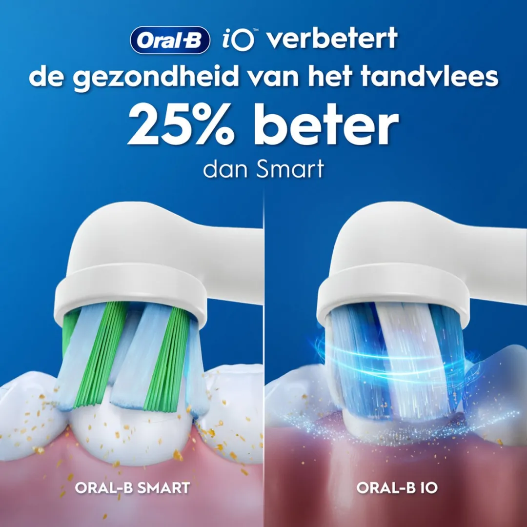Oral-B iO 3 Elektrische Tandenborstel - Blauw - 1 Opzetborstel