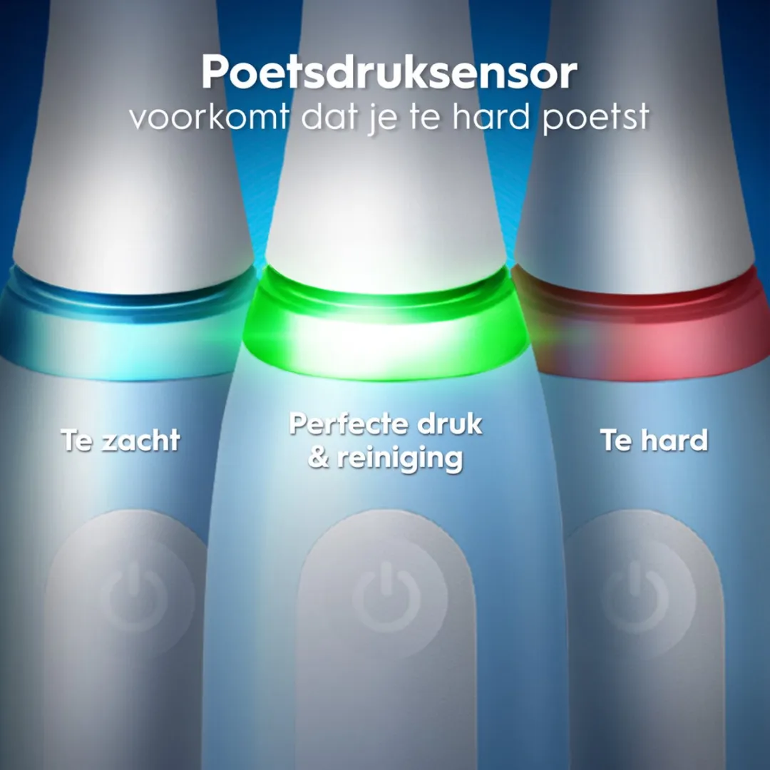 Oral-B iO 3 Elektrische Tandenborstel - Blauw - 1 Opzetborstel
