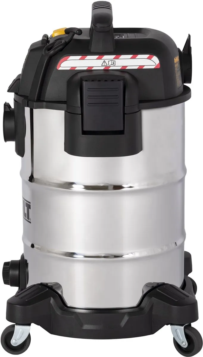 DeWalt DXV30SAPTA Industriële Stofzuiger 30L - Nat & Droog - Zwart/Zilver