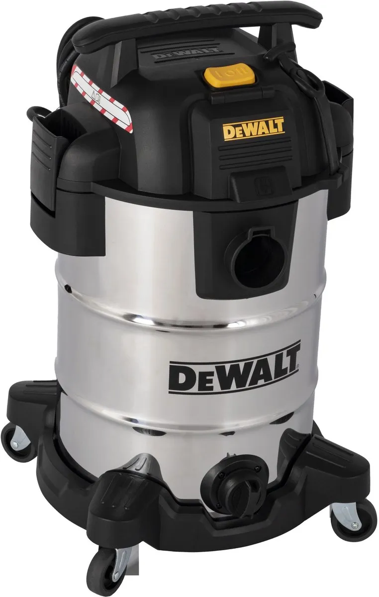 DeWalt DXV30SAPTA Industriële Stofzuiger 30L - Nat & Droog - Zwart/Zilver