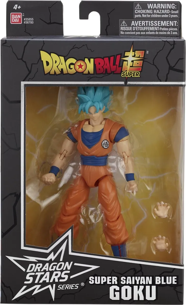 Bandai Dragon Ball Goku Super Saiyan Blue Dragon Stars 17cm