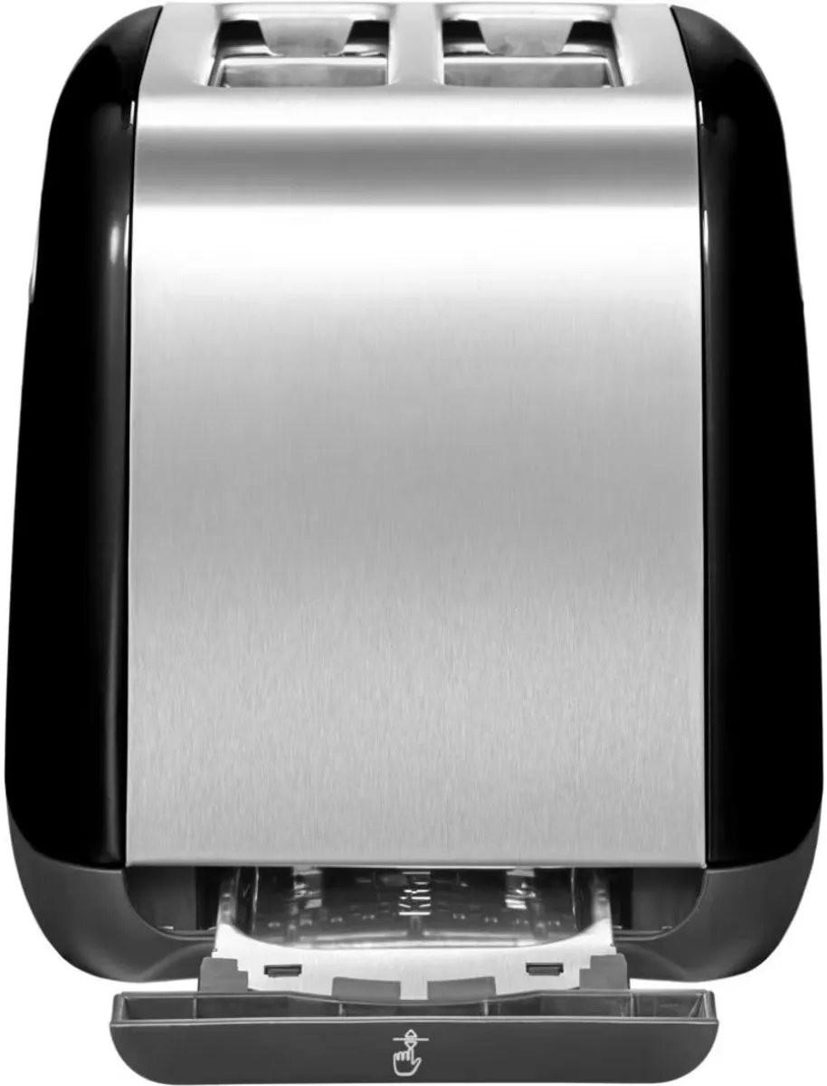 KitchenAid 5KMT221EOB Broodrooster 2 Sleuven 1100W - Zwart