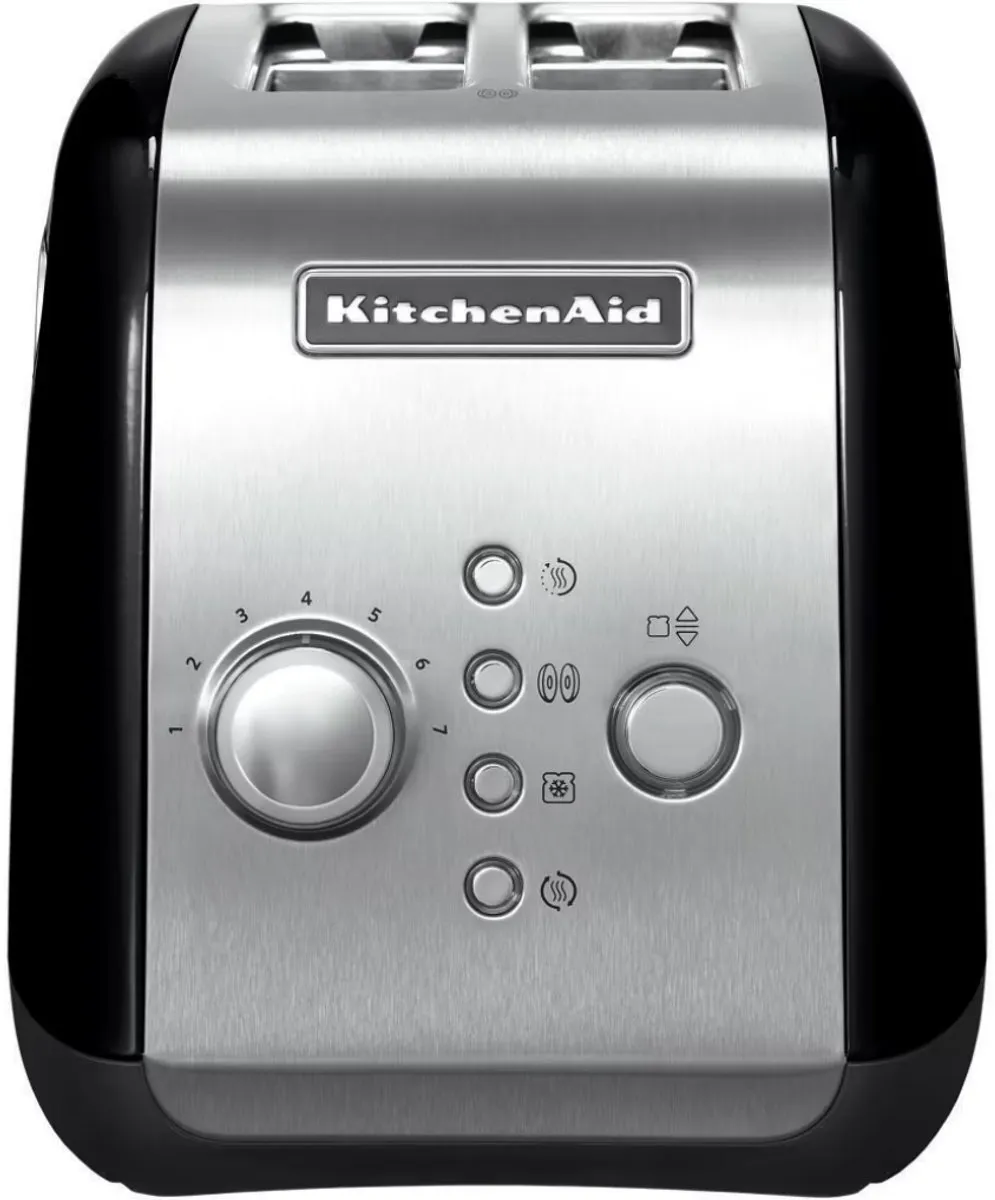 KitchenAid 5KMT221EOB Broodrooster 2 Sleuven 1100W - Zwart