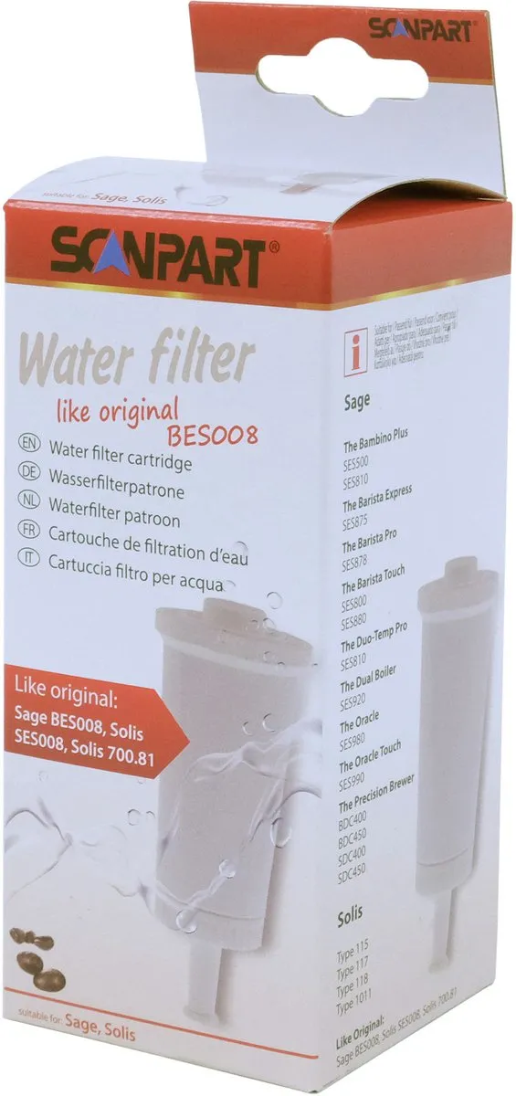 Scanpart Waterfilter Koffiemachine