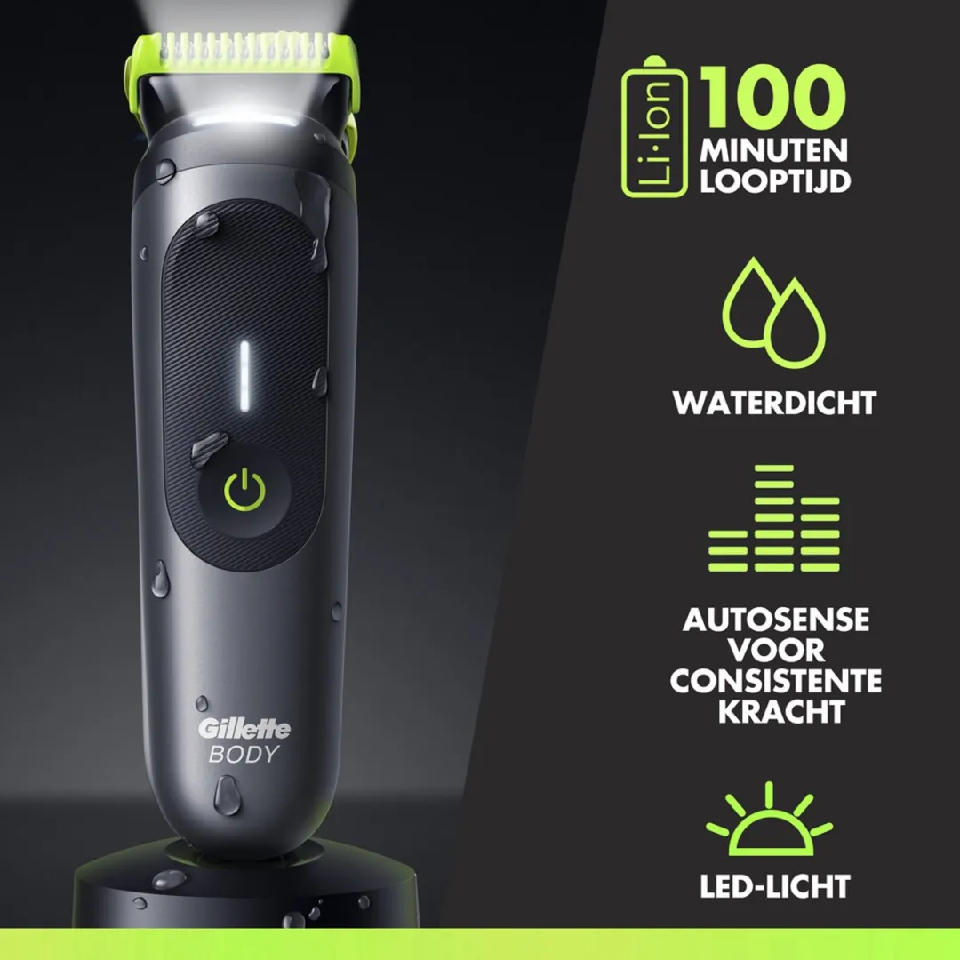 Gillette Labs i5 Body + Intimate Trimmer - Grijs
