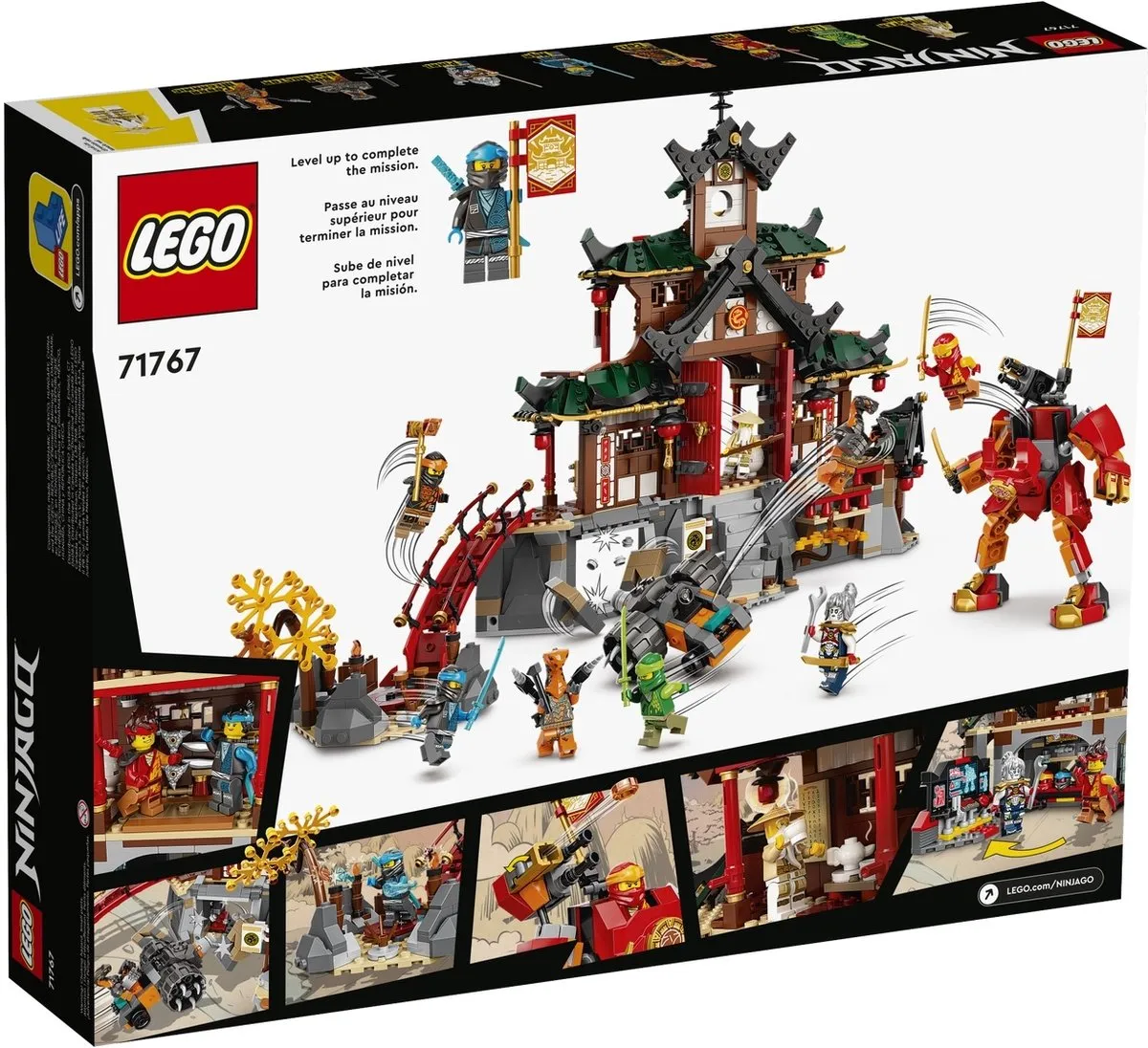 LEGO Ninjago Ninjadojo Tempel 71767 - 1394 Stukken - 8 Minifiguren